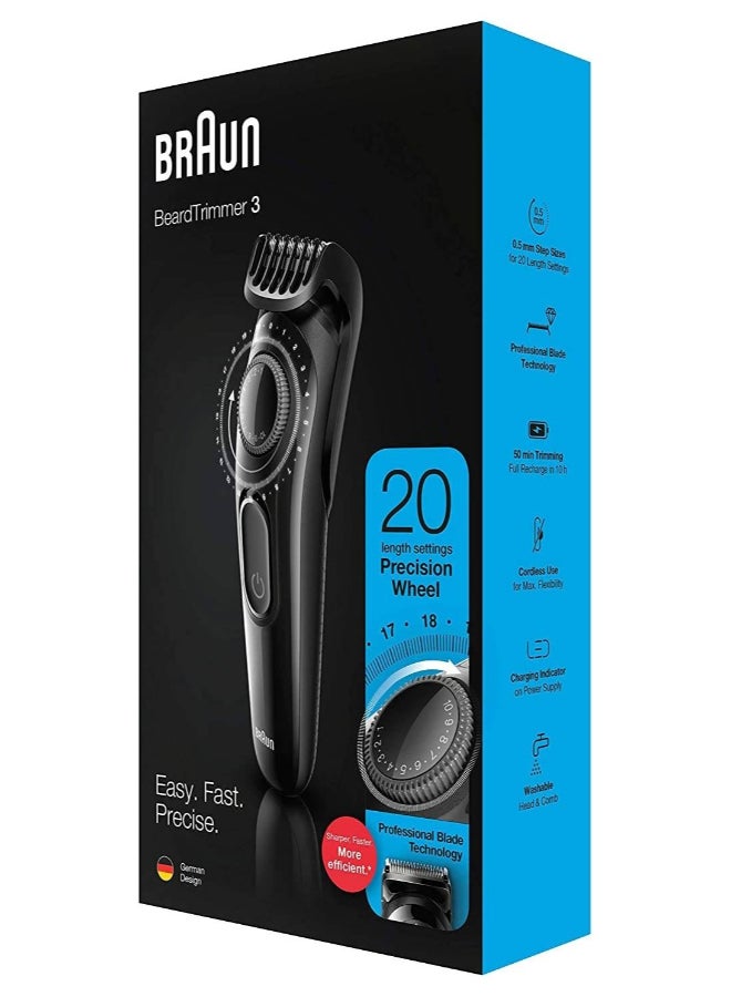 براون مقص لحية ومشذب شعر للرجال، BT3222 - Image 1