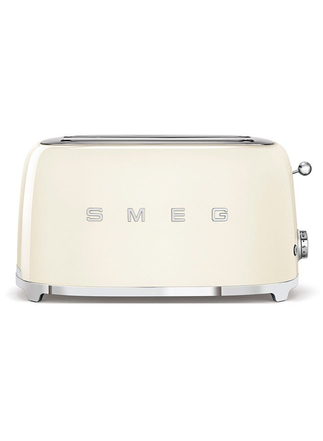 smeg 50's Style 4 Slice Toaster (Cream) 1500 W TSF02CRAU Cream - Image 1