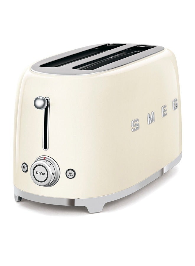 smeg 50's Style 4 Slice Toaster (Cream) 1500 W TSF02CRAU Cream - Image 2
