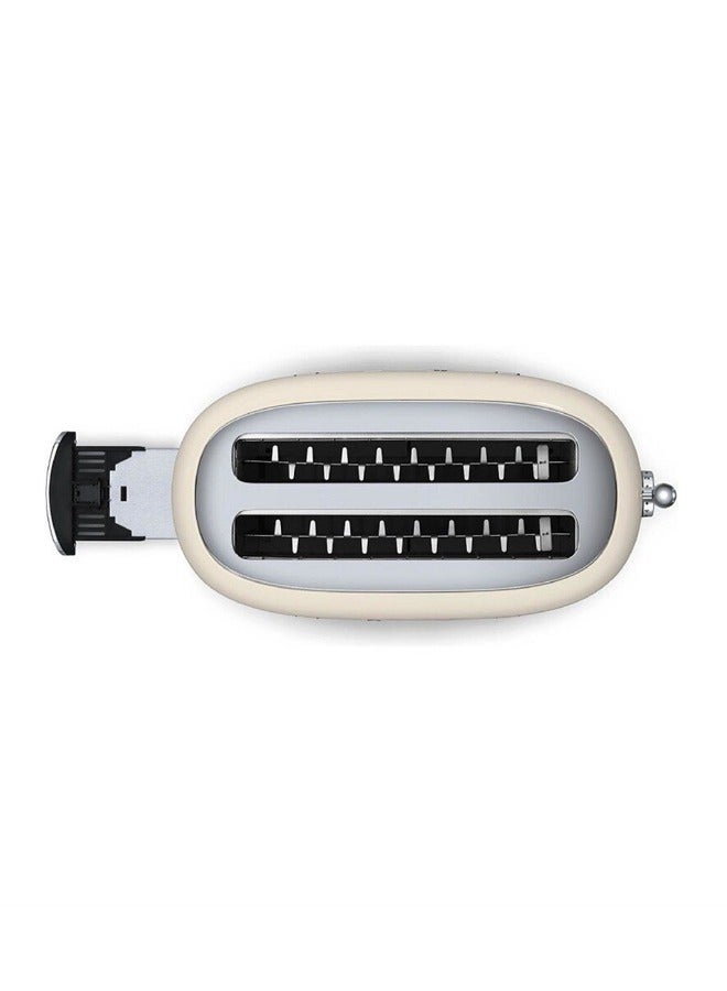 smeg 50's Style 4 Slice Toaster (Cream) 1500 W TSF02CRAU Cream - Image 3