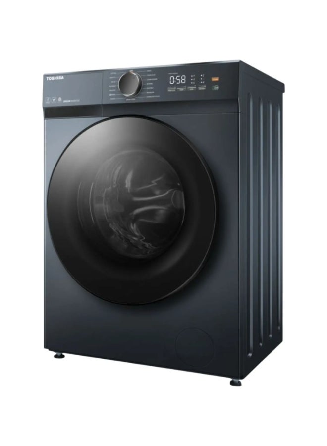توشيبا غسالة ملابس تحميل أمامي 10 كجم، 1400 دورة في الدقيقة، 15 برنامج، غسيل بارد ECO، غسيل سريع 15 دقيقة، رمادي موراندي، TW-T21BU110UWB(MG) - Image 2