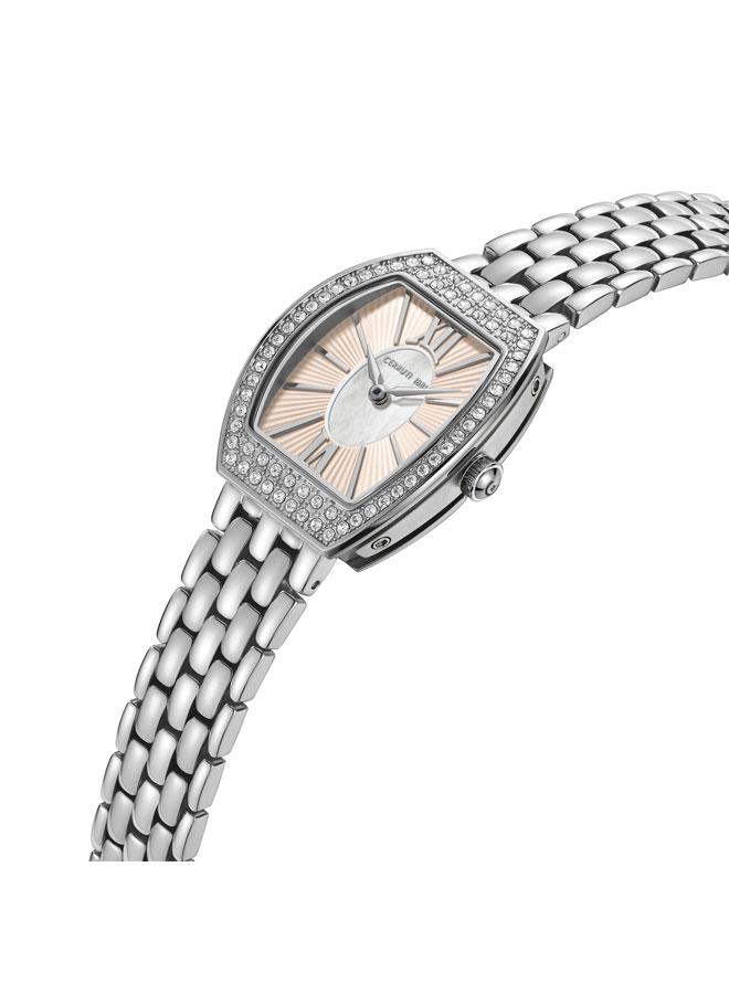 CERRUTI 1881 Women's Calliano 21mm Champagne Mother-of-pearl Dial Quartz Analog Watch For Women - Image 2