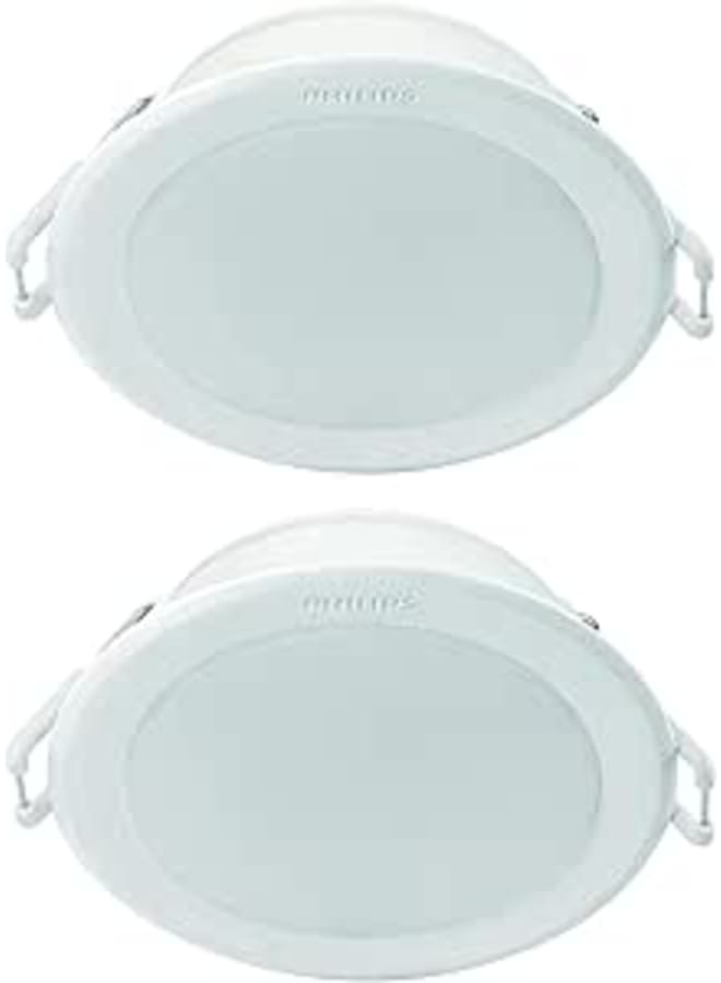 Philips 2 x 6W LED Spot - 7cm Slot Mount - Ultra & Efficiency - 420 Lumens - Excellent for Home, Office, Exhibition, Store (6500k White)