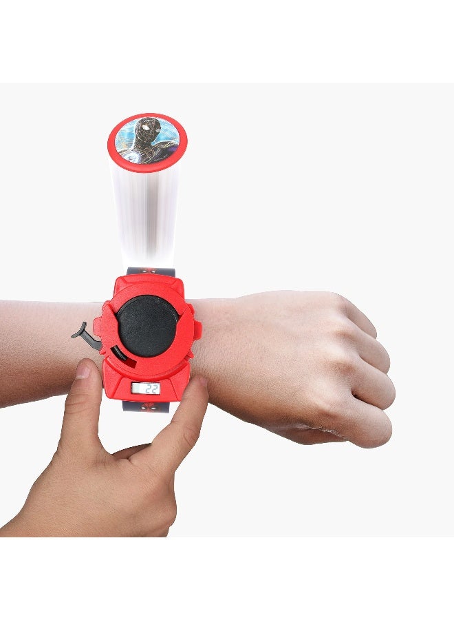 مارفل ساعة سبايدر مان لإطلاق الأقراص للأطفال – لعبة أكشن مع أقراص ملونة - Image 2