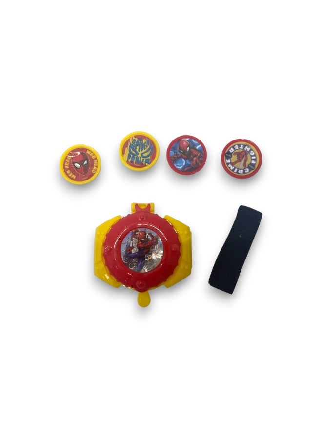 MARVEL Spider-Man Disc Shooter Toy for Kids | Web Head Crime Fighter Target Game | Ages 3+| Multicolor - Image 2