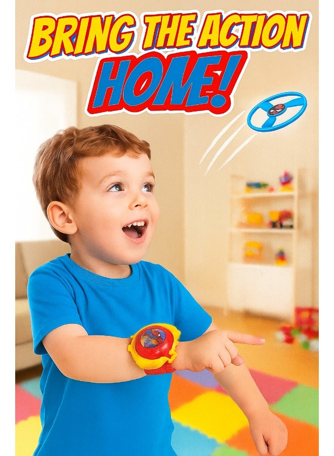 MARVEL Spider-Man Disc Shooter Toy for Kids | Web Head Crime Fighter Target Game | Ages 3+| Multicolor - Image 3