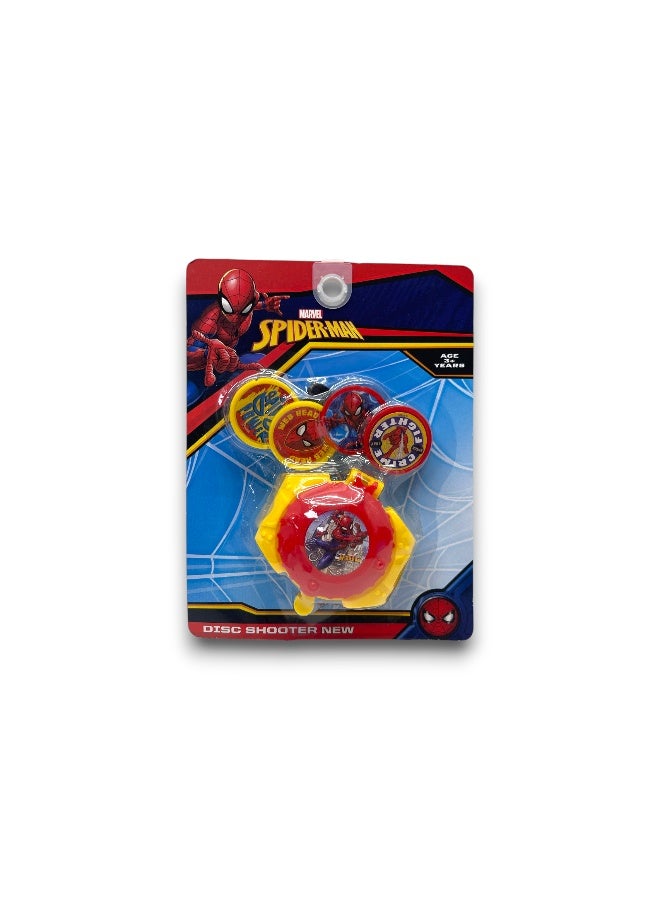 MARVEL Spider-Man Disc Shooter Toy for Kids | Web Head Crime Fighter Target Game | Ages 3+| Multicolor - Image 1