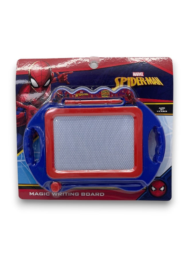مارفل لوحة الكتابة السحرية سبايدر مان – لعبة الرسم والتخطيط للأطفال مع قلم Stylus – لوحة فنية تعليمية – للأعمار 3 سنوات فما فوق متعددة الألوان - Image 1