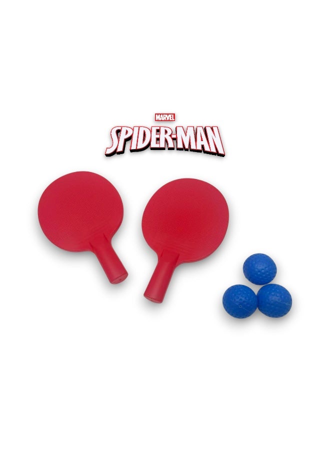مارفل مجموعة كرة البادل سبايدر مان مع 3 كرات | لعبة ممتعة للأطفال في الهواء الطلق والداخلية - متعددة الألوان - Image 3