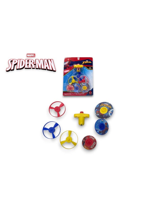 MARVEL Spider-Man Tornado Flying Saucer Toy | Outdoor Spinner Disc for Kids Age 3+| Multicolor - Image 1