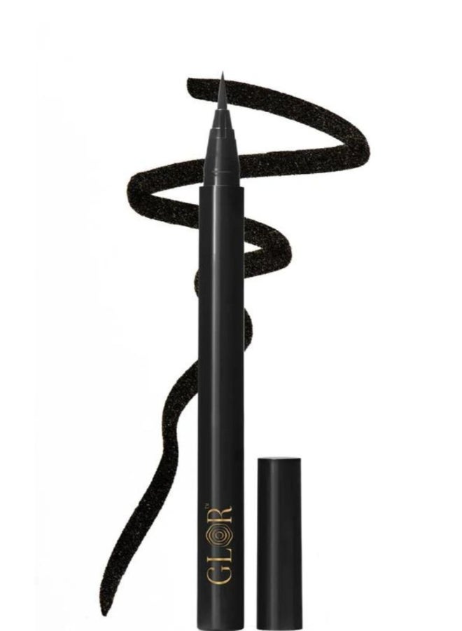 بيوتي جيفت قلم تحديد العيون غلور مقاوم للتلطخ، نباتي، ومقاوم للماء لمظهر عيون دقيق - Image 1