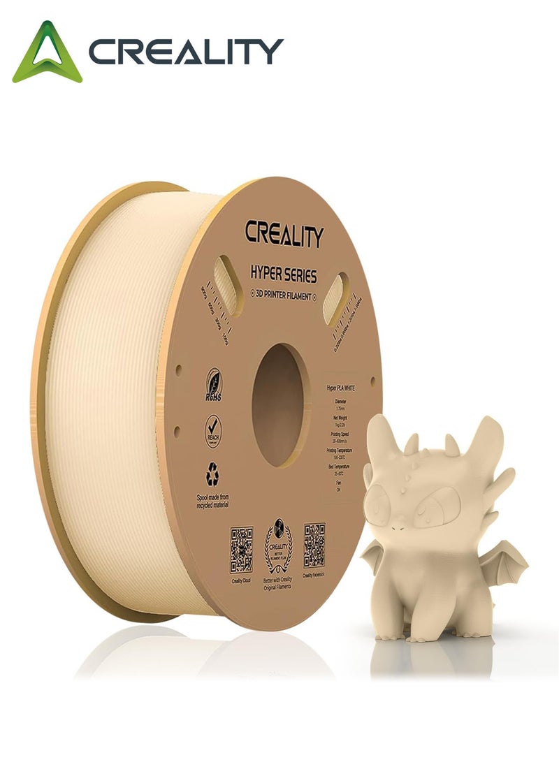 كريليتي 3D Official Creality Hyper PLA Filament 1.75mm, High Speed PLA 30-600mm/s 3D Printer Filament, Dimensional Accuracy +/-0.02mm, Fit Most FDM 3D Printers, 1KG(2.2lbs) Spool, Skin Hyper PLA-Skin-1KG - Image 1