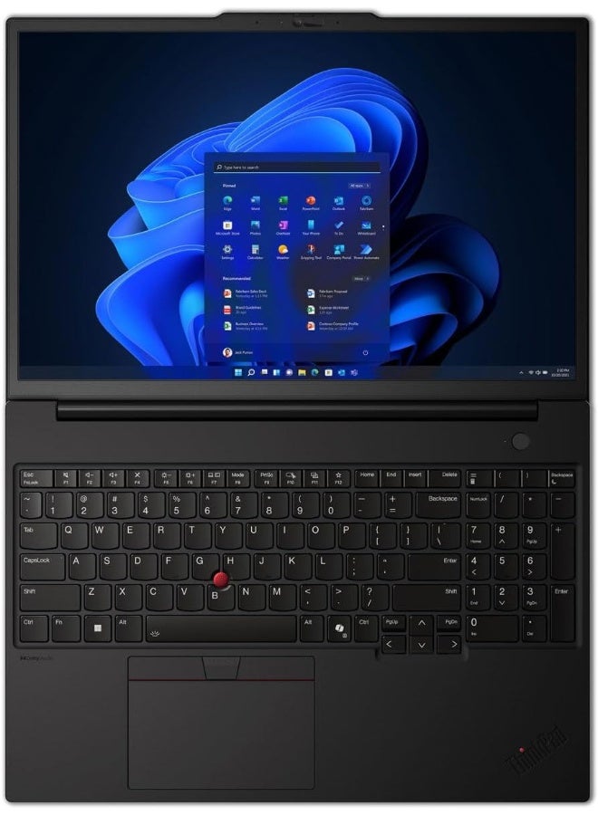 Lenovo ThinkPad P16s Gen 3 Mobile Workstation Laptop With 16-Inch WUXGA Display,Core Ultra 7 165H Processor/64GB RAM/1TB SSD/NVIDIA RTX 500 ada Graphics/Windows 11 Pro + Life Time Office 2024 English Black English Black - Image 5