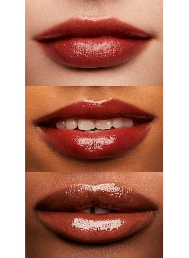 إلف صبغة شفاه لامعة من مستحضرات التجميل، خفيفة الوزن، تدوم طويلاً لصبغة شفاه مع لمسة خفيفة من اللون وتأثير لامع خفيف، حلم القرفة - Image 5