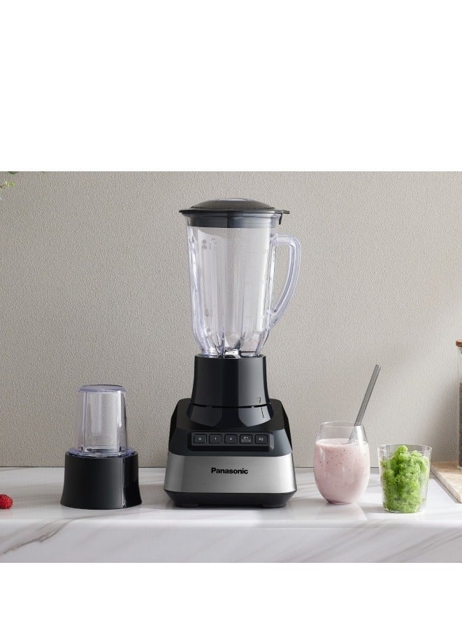 Panasonic 800W,8 Blades Plastic Jug Blender for Speedy and Smooth Blending with 1 Multi Mill - MX-MP52D1KTZ 2 L 800 W MX-MP52D1KTZ Black