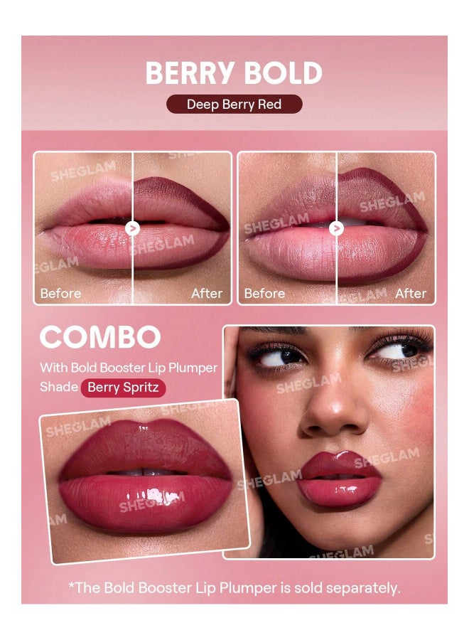 SHEGLAM Bold Booster Plumping Lip Liner Berry Bold - Image 2