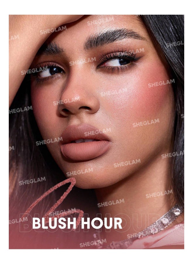 SHEGLAM Bold Booster Plumping Lip Liner Blush Hour - Image 4