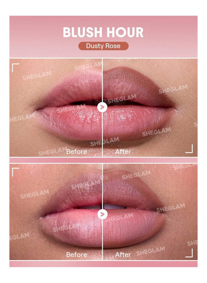 SHEGLAM Bold Booster Plumping Lip Liner Blush Hour - Image 2
