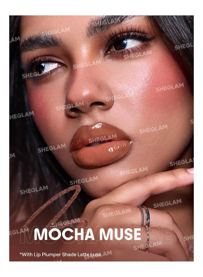 SHEGLAM Bold Booster Plumping Lip Liner Mocha Muse - Image 4