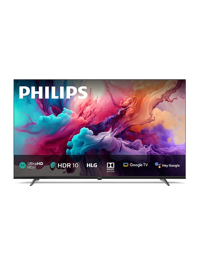 Philips 50 Inch 4K Ultra HD Smart Google TV with  Voice Control ,Dolby Vision ,Dolby Audio ,  HDR10,  with built-in Google Assistant (2025 Model) 50PUT7330/56 PHILIPS Black - Image 1