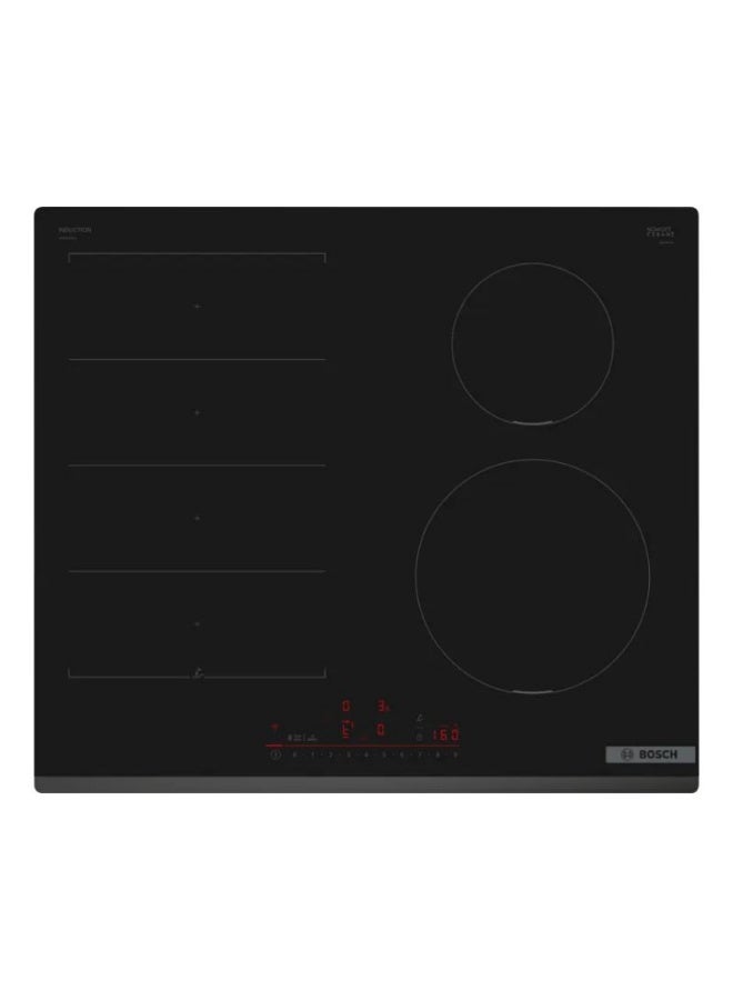 BOSCH 60cm Built-In Induction Hob, 4 Flexible Cooking Zones, TouchSelect Controls, PowerBoost – Effortless Smart Cooking PIX631HC1E black - Image 1