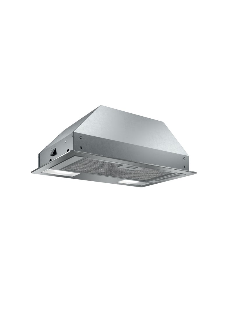 بوش 53cm Built-In Canopy Cooker Hood, Silent Operation, LED Illumination, 3-Speed Power, Metal Grease Filter – Fresh, Efficient Kitchen Air 121 W DLN53AA50B stainless_steel - Image 1