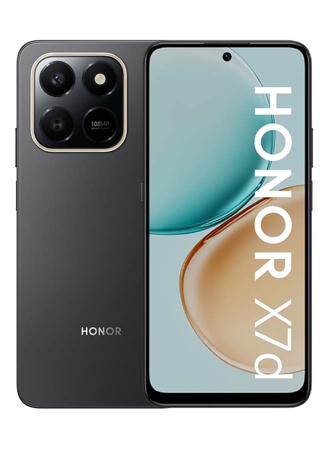 Honor X7d Dual SIM 8GB RAM 256GB 4G Velvet Black - Middle East Version - Image 1