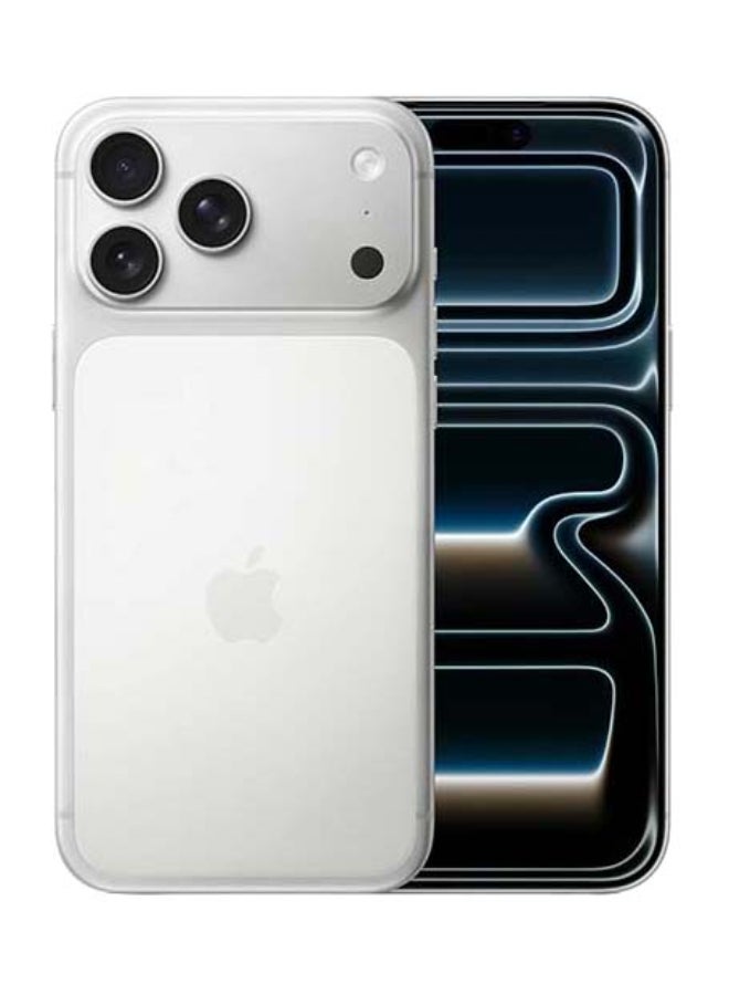 ابل  آيفون 17 برو ماكس 1 تيرابايت فضي 5G (eSim فقط) مع فيس تايم - النسخة الدولية - Image 1