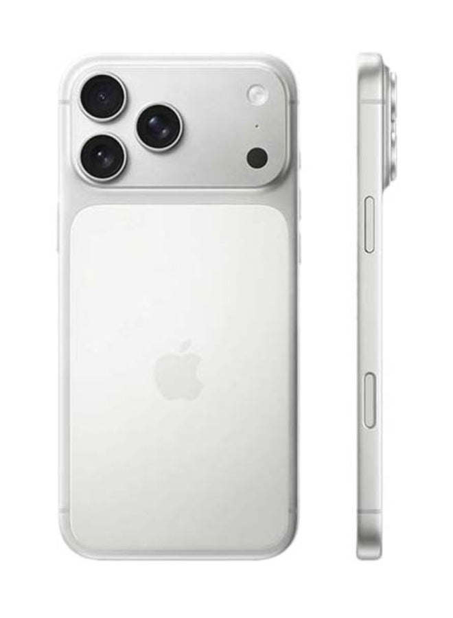 ابل  آيفون 17 برو ماكس 1 تيرابايت فضي 5G (eSim فقط) مع فيس تايم - النسخة الدولية - Image 2