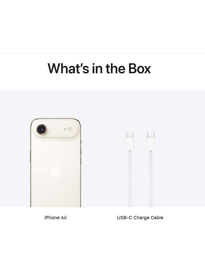 Apple iPhone Air 256GB Light Gold 5G (eSim only) With FaceTime - Middle East Version - Image 5