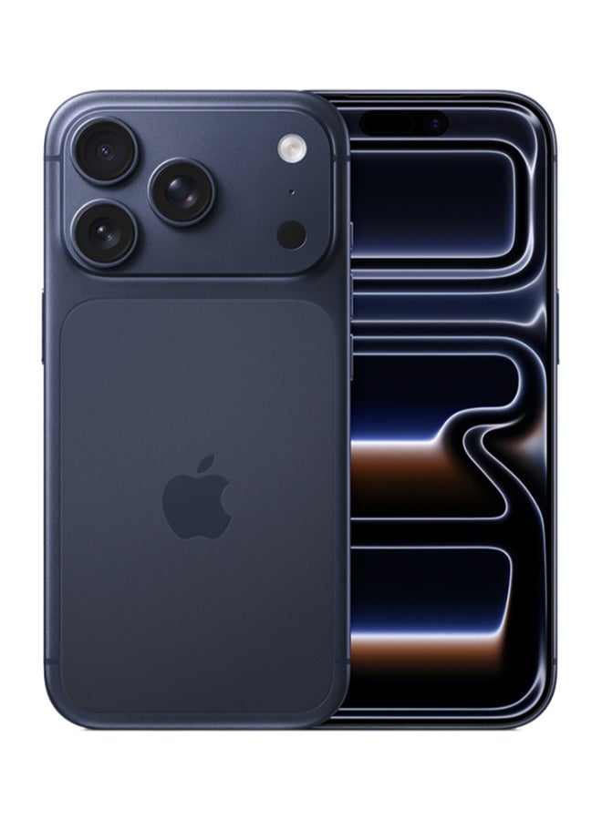 Apple iPhone 17 Pro 512 GB Deep Blue 5G (eSim only) With FaceTime - Middle East Version - Image 1