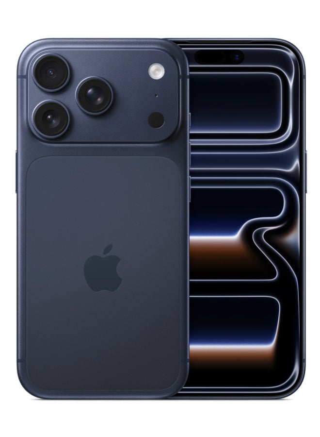 Apple iPhone 17 Pro 256 GB Deep Blue 5G (E-sim) With FaceTime - Middle East Version - Image 1