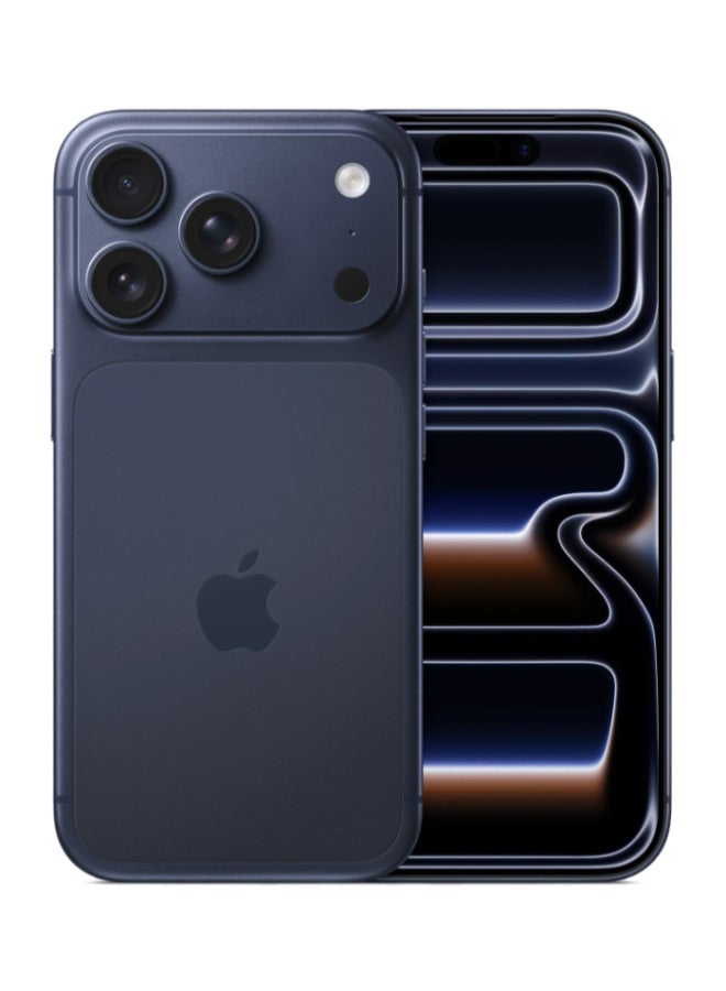 Apple iPhone 17 Pro 256 GB Deep Blue 5G (eSim only) With FaceTime - Middle East Version - Image 1