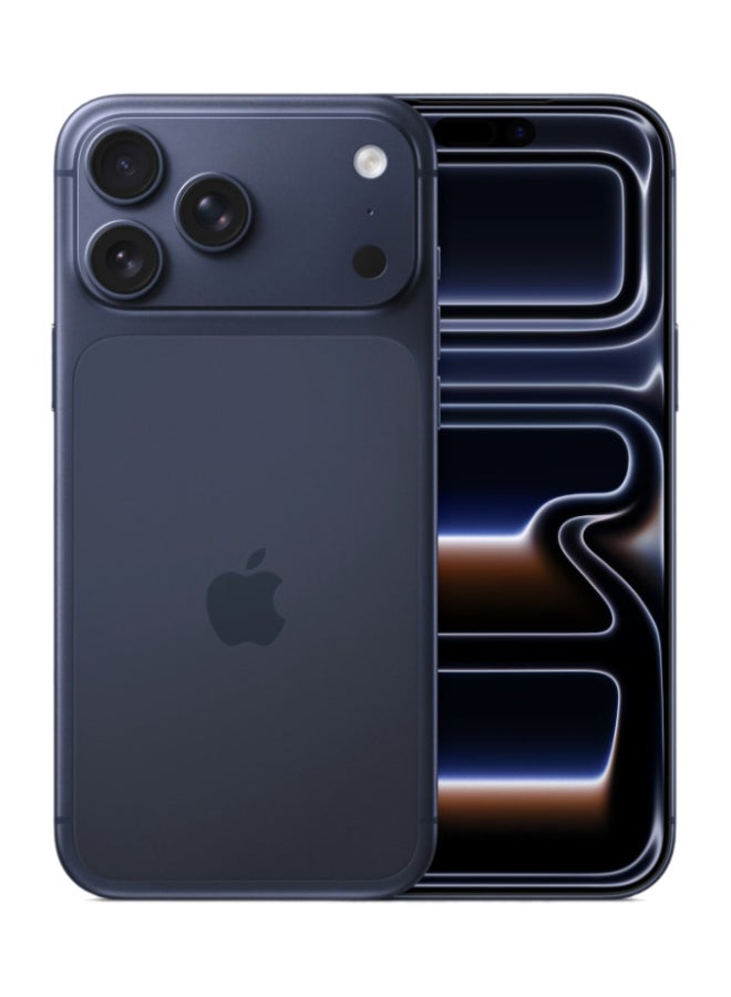 Apple iPhone 17 Pro Max 256 GB Deep Blue 5G (eSim only) With FaceTime - Middle East Version - Image 1