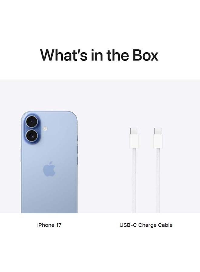 Apple iPhone 17 256GB Mist Blue 5G (Nano SIM + eSIM) With FaceTime - International Version - Image 5