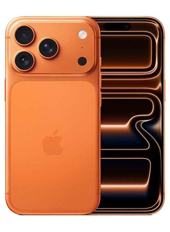 ابل  iPhone 17 Pro 256GB Cosmic Orange 5G (Nano SIM + eSIM) With FaceTime - International Version - Image 1