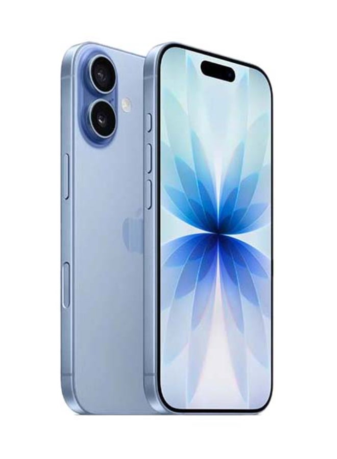 ابل  آيفون 17 شريحة مزدوجة فعلية (بدون eSim) 256 جيجابايت أزرق ضبابي 5G مع فيس تايم - Image 2