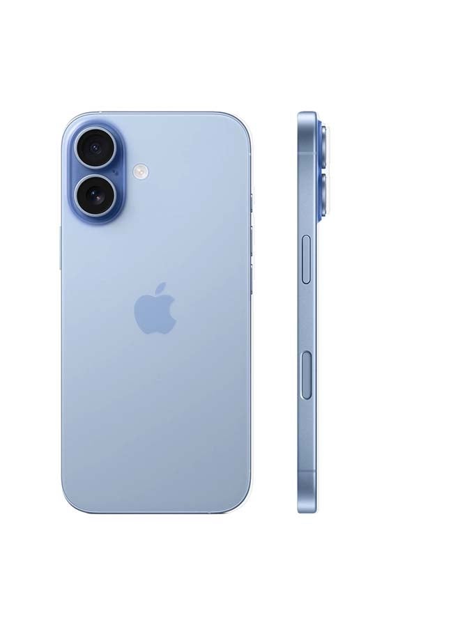 ابل  آيفون 17 شريحة مزدوجة فعلية (بدون eSim) 256 جيجابايت أزرق ضبابي 5G مع فيس تايم - Image 3