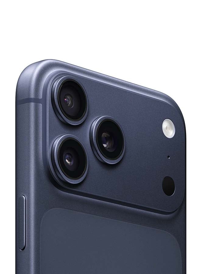 ابل  iPhone 17 Pro Max 2TB Deep Blue 5G (eSim only) With FaceTime - Middle East Version - Image 3