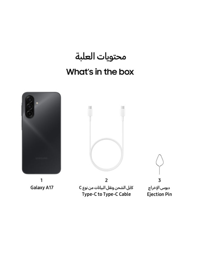 Samsung Galaxy A17 Dual SIM Black 4GB 128GB LTE - Middle East Version - Image 4
