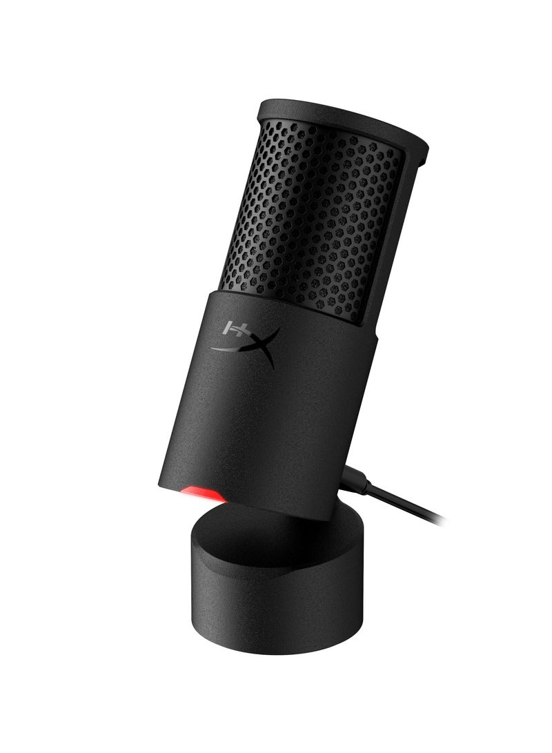 HYPERX SoloCast 2 Gaming USB Condenser Mic, PC, USB-C, USB-A - Image 1