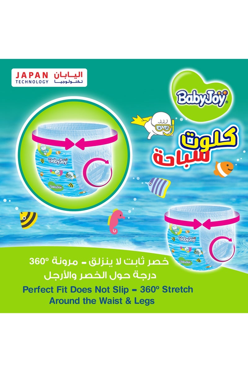 بيبي جوي سروال سباحة مقاس 5-7 حفاض 15-25 كجم XL-3XL عبوة توفير - Image 3