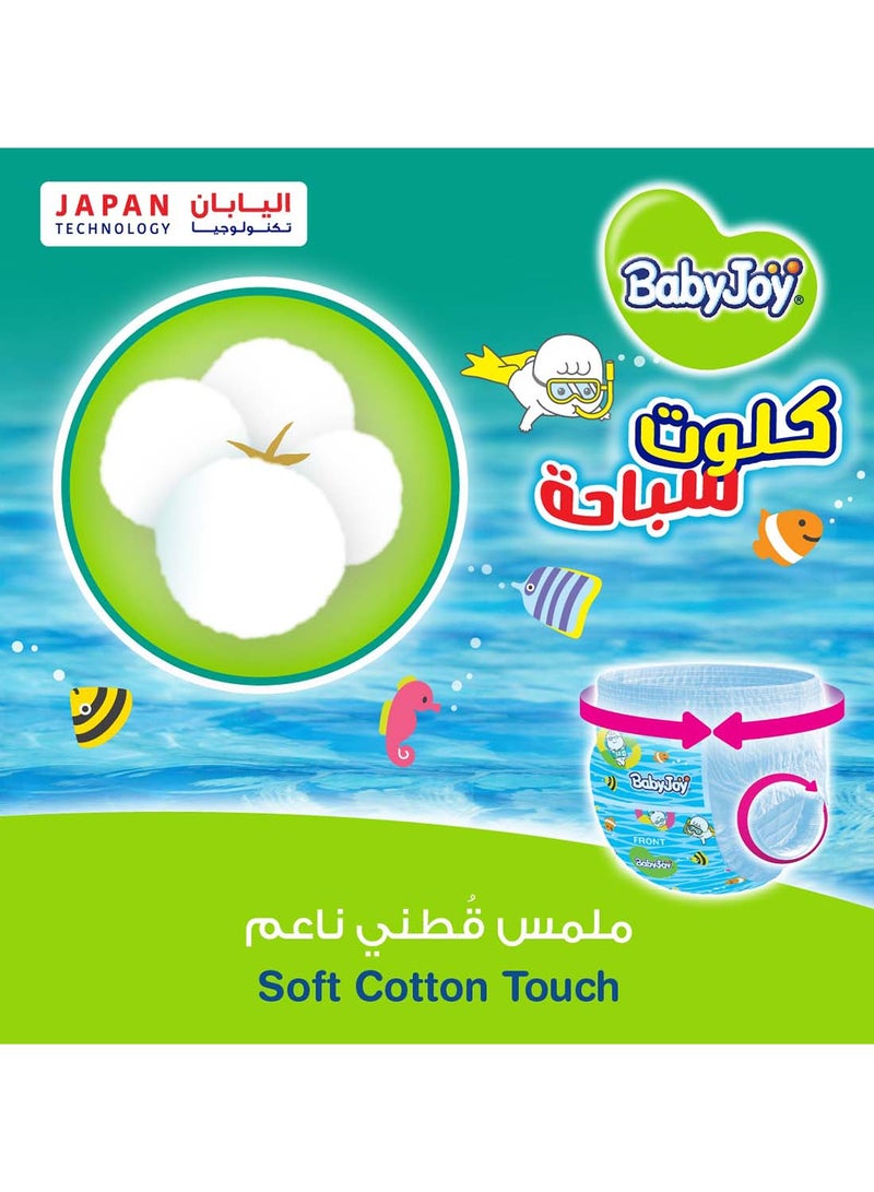 بيبي جوي سروال سباحة مقاس 5-7 حفاض 15-25 كجم XL-3XL عبوة توفير - Image 5