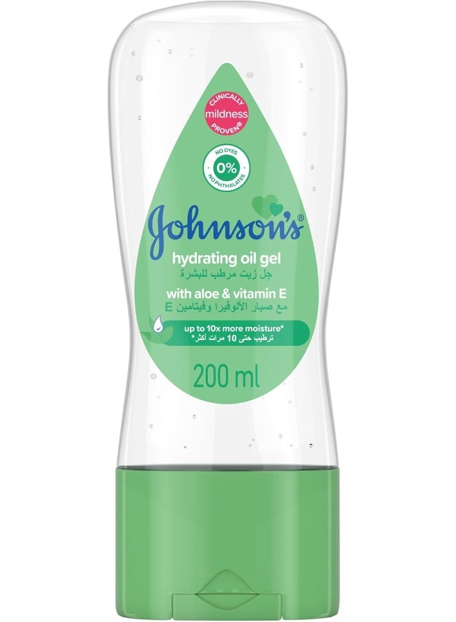 Johnson's Hydrating Oil Gel with Aloe Vera and Vitamin E - Image 1