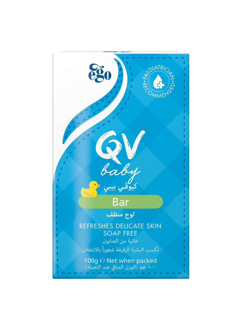 QV Baby Bar Gentle Cleansing Soap for Sensitive Baby Skin - Image 1