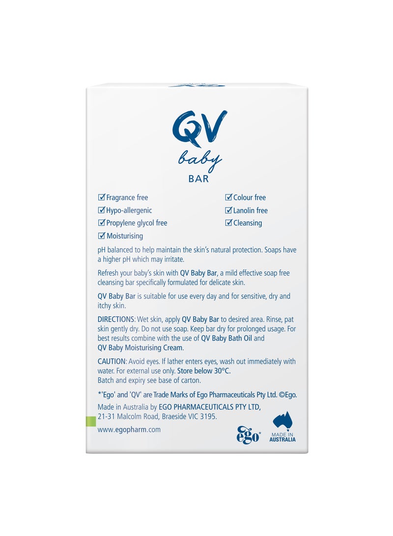 QV Baby Bar Gentle Cleansing Soap for Sensitive Baby Skin - Image 2