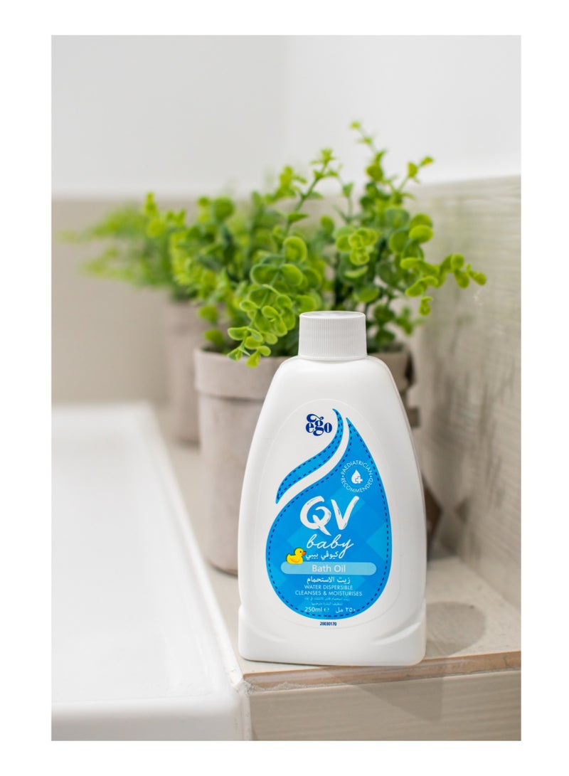 كيو في زيت استحمام الأطفال زيت مغذي لطيف للبشرة الحساسة للأطفال - Image 3