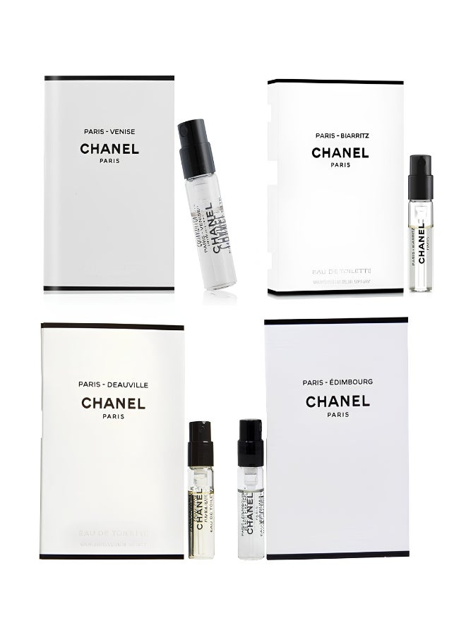 شانيل مجموعة عينات عطور شانيل باريس 4 قطع 1.5ملليلتر - Image 1