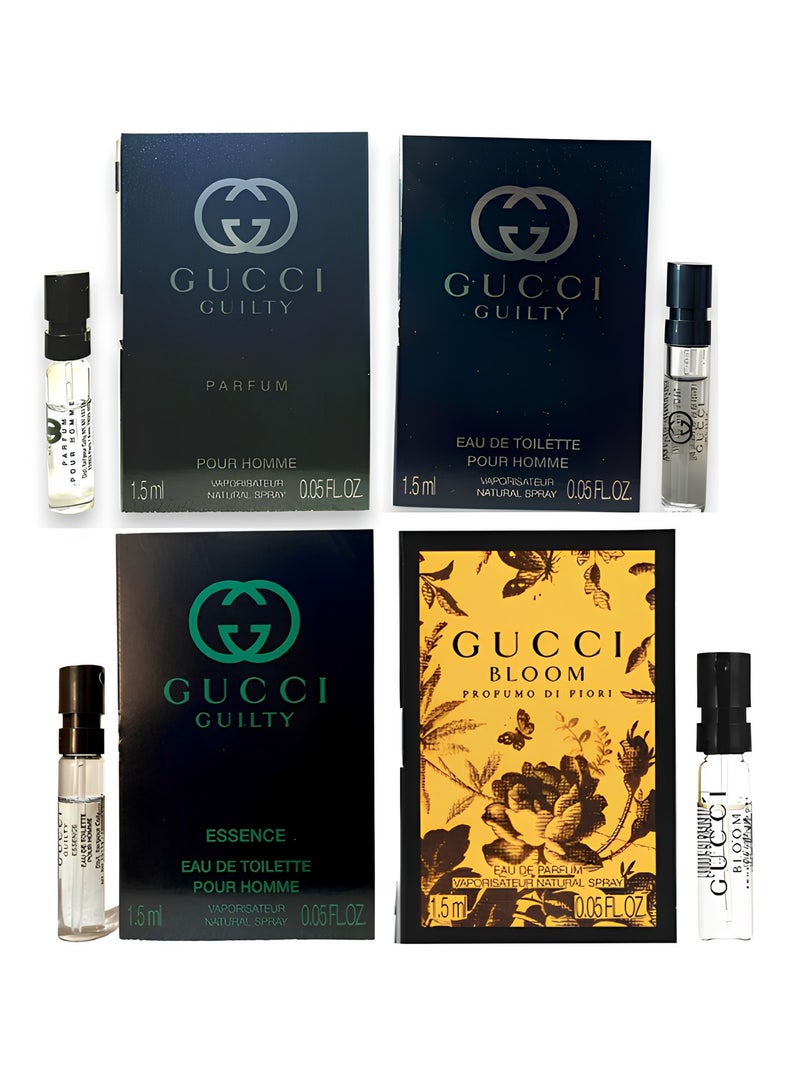 GUCCI Guilty + Bloom 4-Piece EDP Set 1.5ml