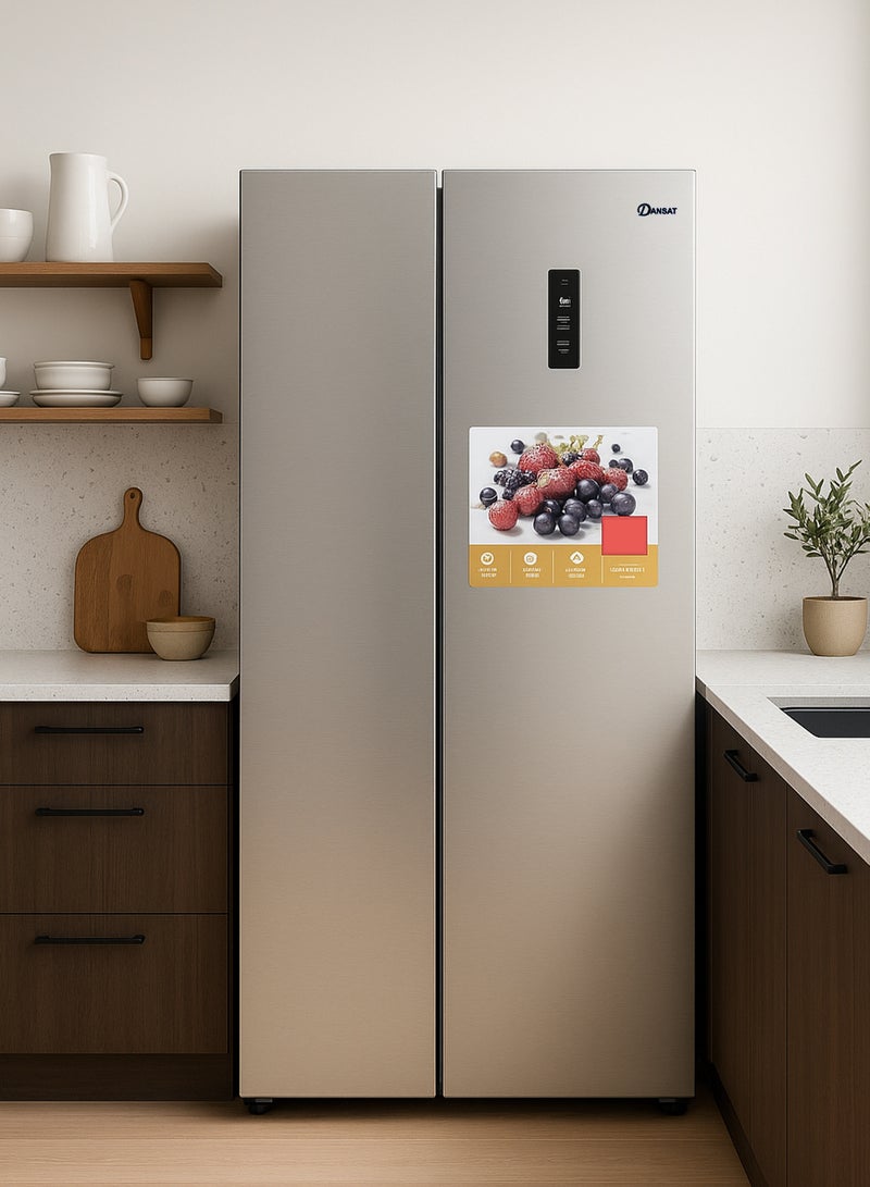 دانسات ثلاجة 15.68 قدم - بخار - فولاذ - 444 لتر - 15.60 قدم مكعب - DAN1568NF - Image 5